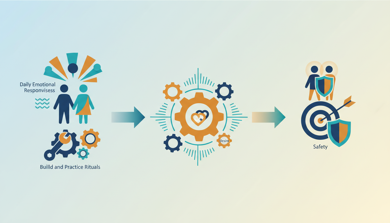 Conceptual illustration for Practical Strategies to Rebuild Intimacy Through Connection