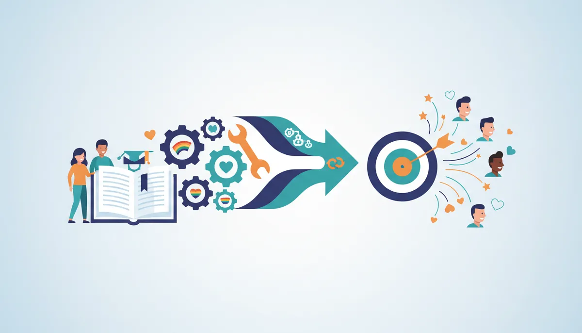 Conceptual illustration for Implementing Inclusive Curricula for Diverse Student Populations