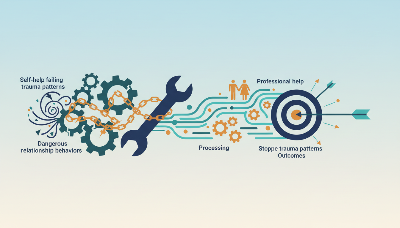Conceptual illustration for Critical Indicators for Seeking Professional Help to Heal At